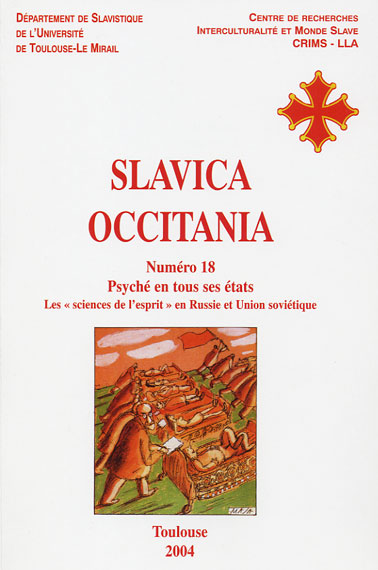 Slavica Occitania n°18, 2004